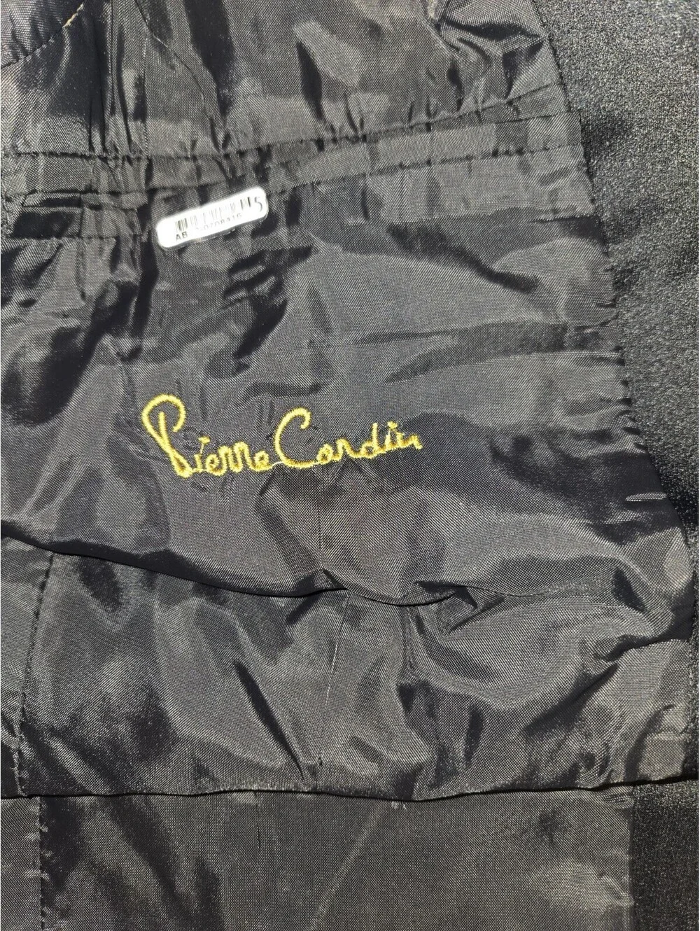 Pierre Cardin Tuxedo Jacket Wool Blend Satin Trim Chest 40 Vtg 90s